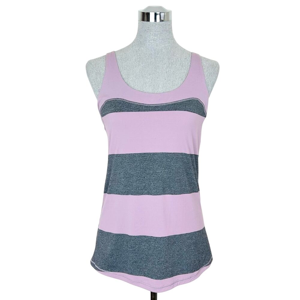 Lululemon Run First Base Stripe‎ Tank Top